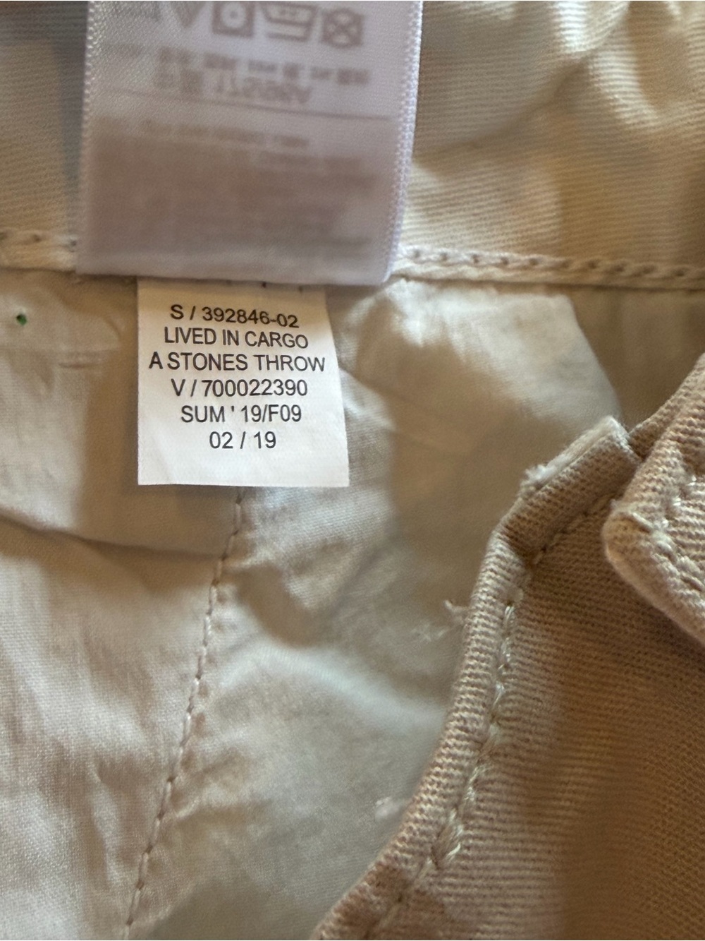 NWT Old Navy Built-In Flex Lived-In Straight Cargo Shorts Men’s 38 Khaki - Picture 7 of 9
